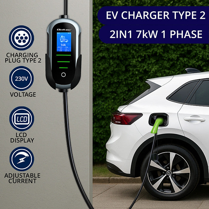Mobile EV-Ladestation Typ 2 – 7 kW – CEE 32 A – WiFi – 5 m – Bild 2