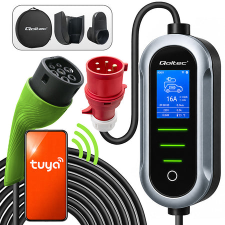 Mobile EV-Ladestation Typ 2 – 11 kW – CEE 32 A – WiFi – 5 m – Bild 1