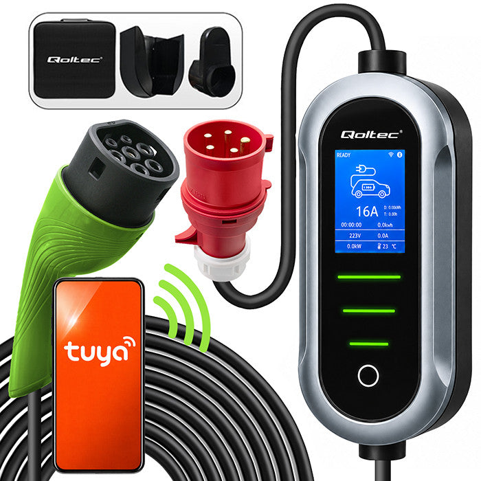 Mobile EV-Ladestation Typ 2 – 22 kW – CEE 32 A – WiFi – 7 m – Bild 1