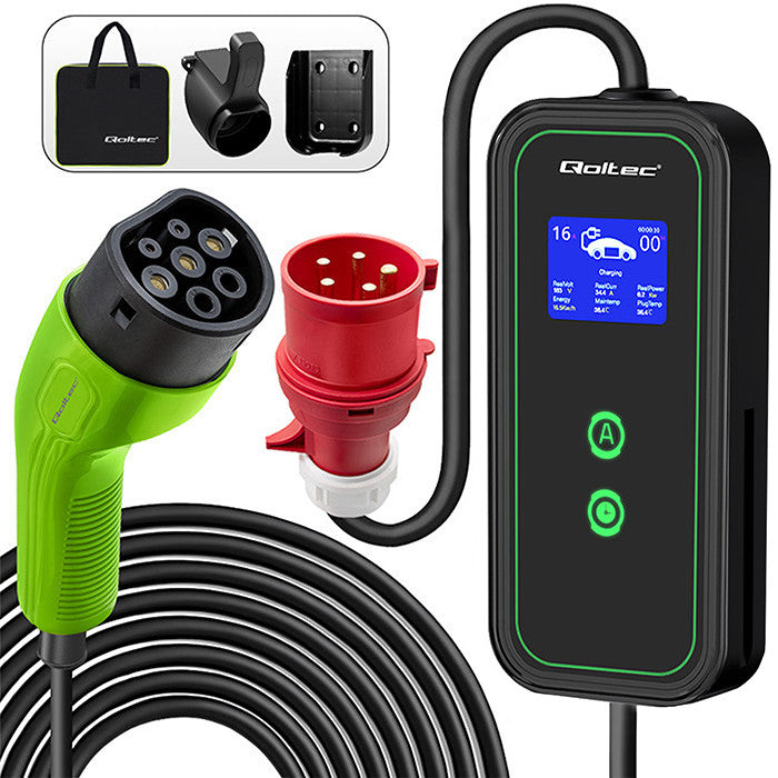 Mobile EV-Ladestation Typ 2 – 11 kW – CEE 32 A – 5 m – Bild 1