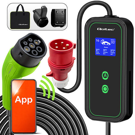 Mobile EV-Ladestation Typ 2 – 11 kW – CEE 32 A – WiFi – 5 m – Bild 1
