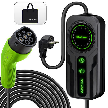 Mobile EV-Ladestation Typ 2 – 3,5 kW – Schuko 16 A – 5 m – Bild 1