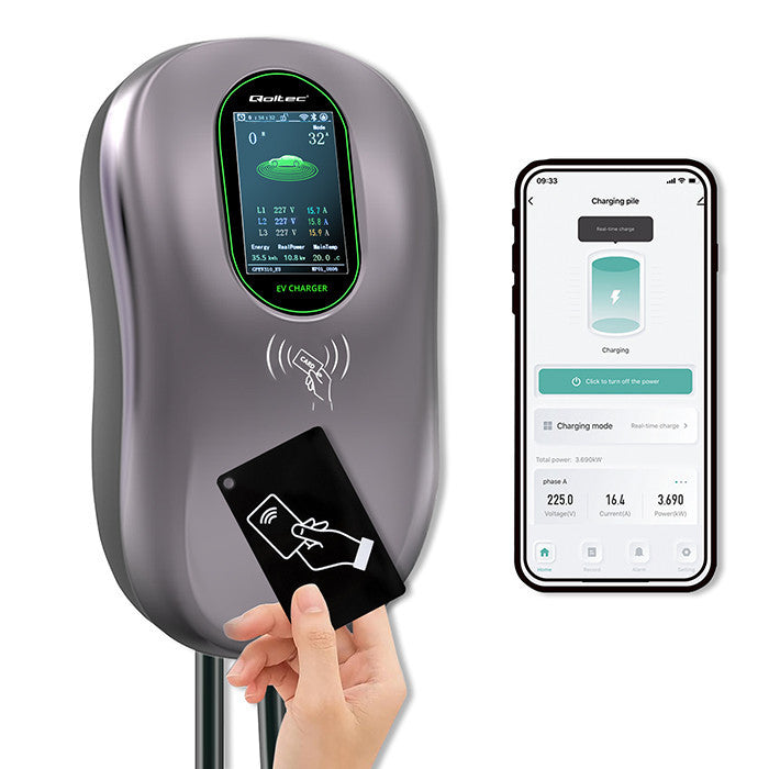 EV-Ladestation Typ 2 – 22 kW – 3-phasig – RFID – 5 m – Bild 3