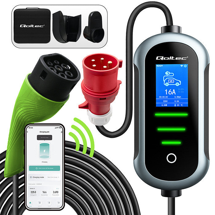 Mobile EV-Ladestation Typ 2 – 22 kW – CEE 32 A – WiFi – 7 m – Bild 23
