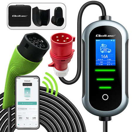 Mobile EV-Ladestation Typ 2 – 22 kW – CEE 32 A – WiFi – 7 m – Bild 23