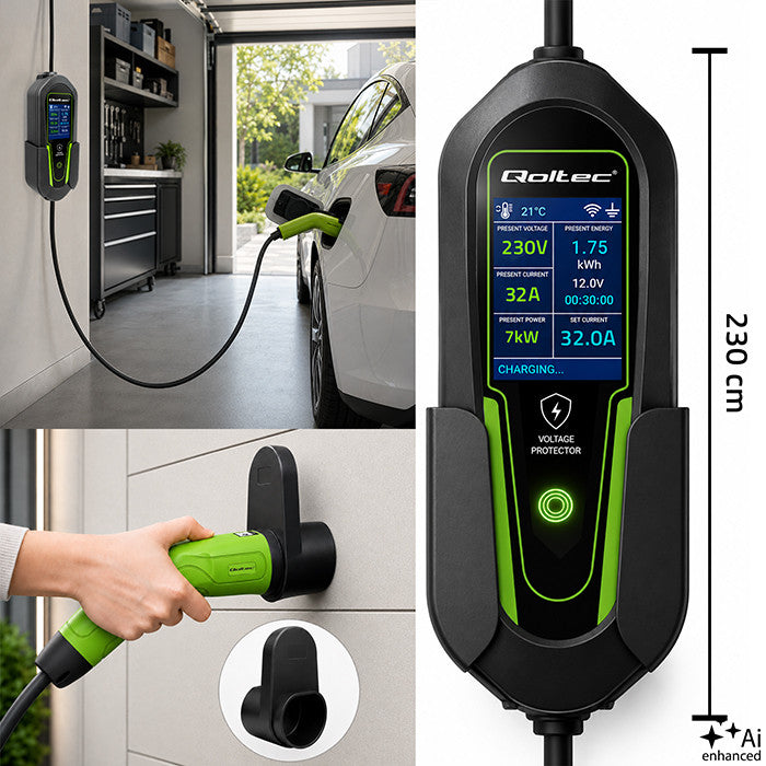 Mobile EV-Ladestation Typ 2 – 7 kW – CEE 32A – WiFi – 5m – Bild 6