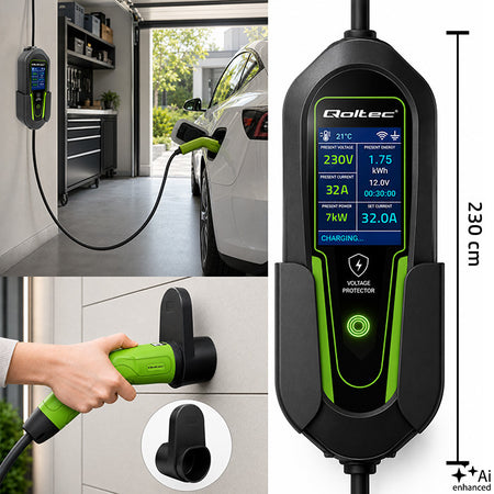 Mobile EV-Ladestation Typ 2 – 7 kW – CEE 32A – WiFi – 5m – Bild 6