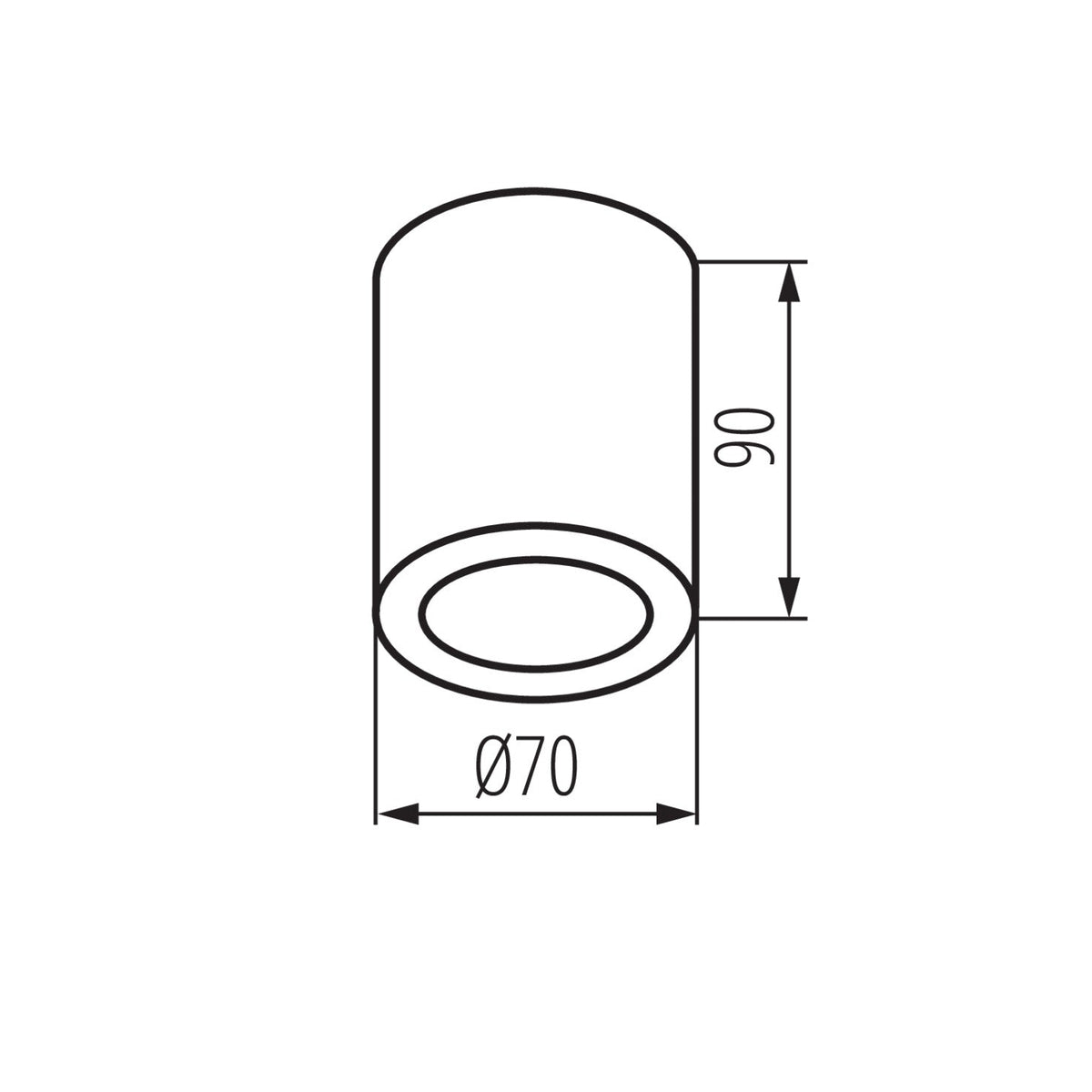 Kanlux AQILO dimensions