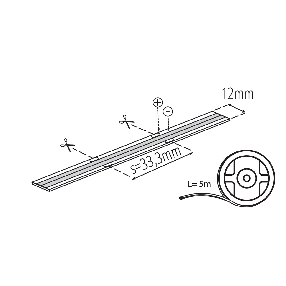Kanlux LCOB2L 2LINES dimensions