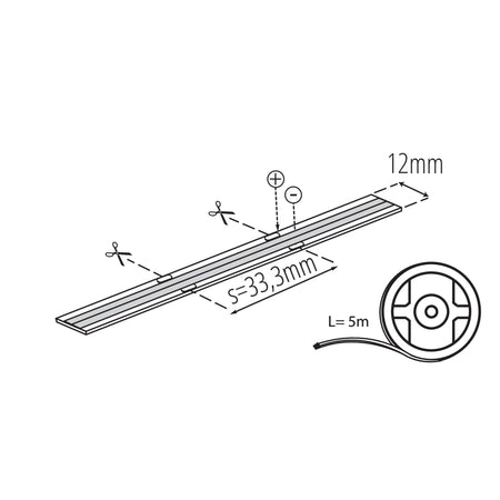 Kanlux LCOB2L 2LINES dimensions