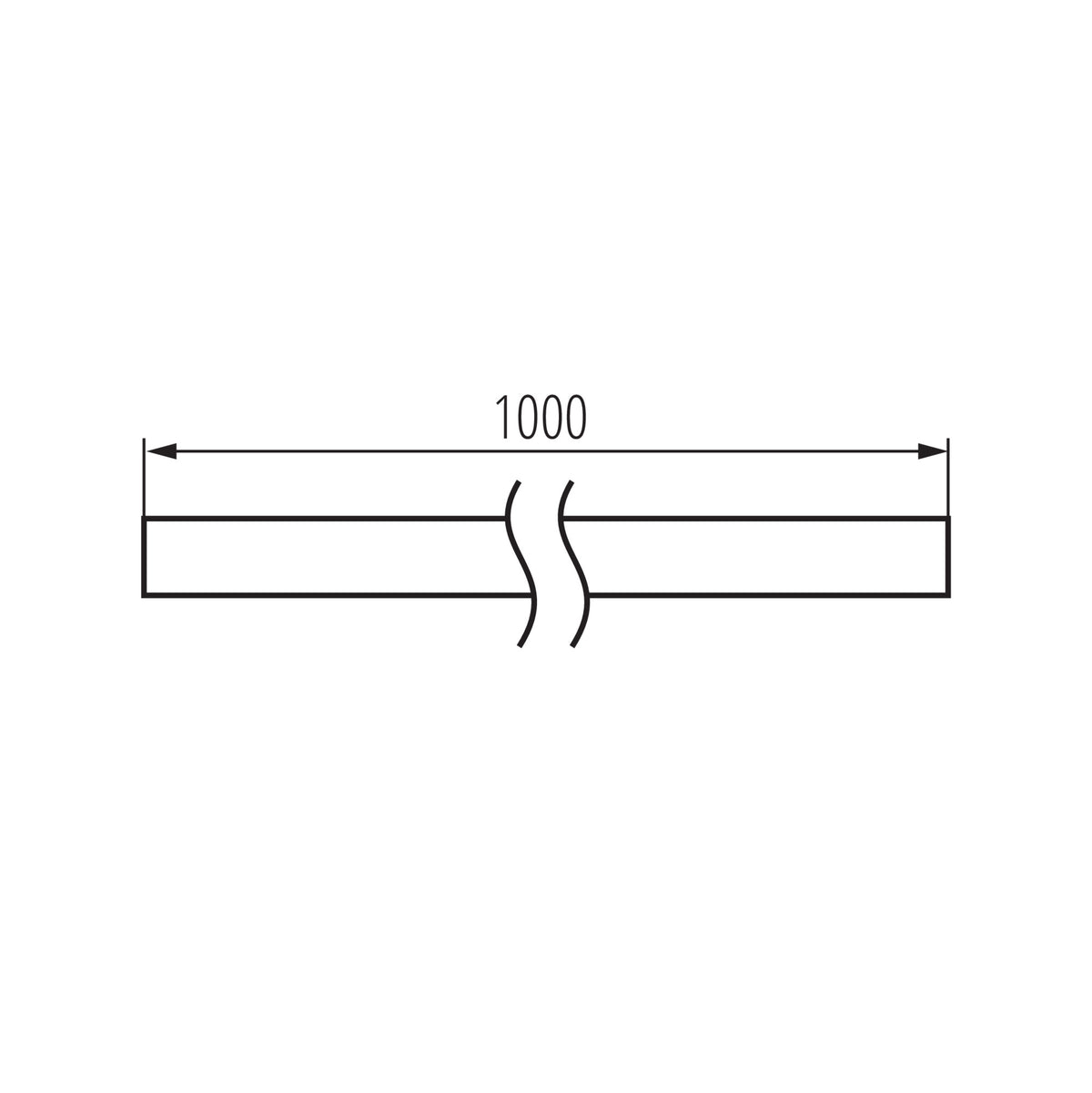 Kanlux TEAR 1F Schienenabdeckung dimensions