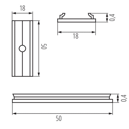 Kanlux CONNECT C/D/E/I 26563 technische Zeichnung