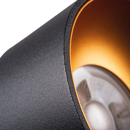 Kanlux MINI RITI GU10 B/G 27575 Schwarz/Gold – Detailansicht