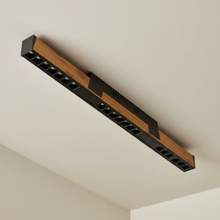 Kanlux VERTILES S5D LED Langfeldleuchte Goldenes Holz