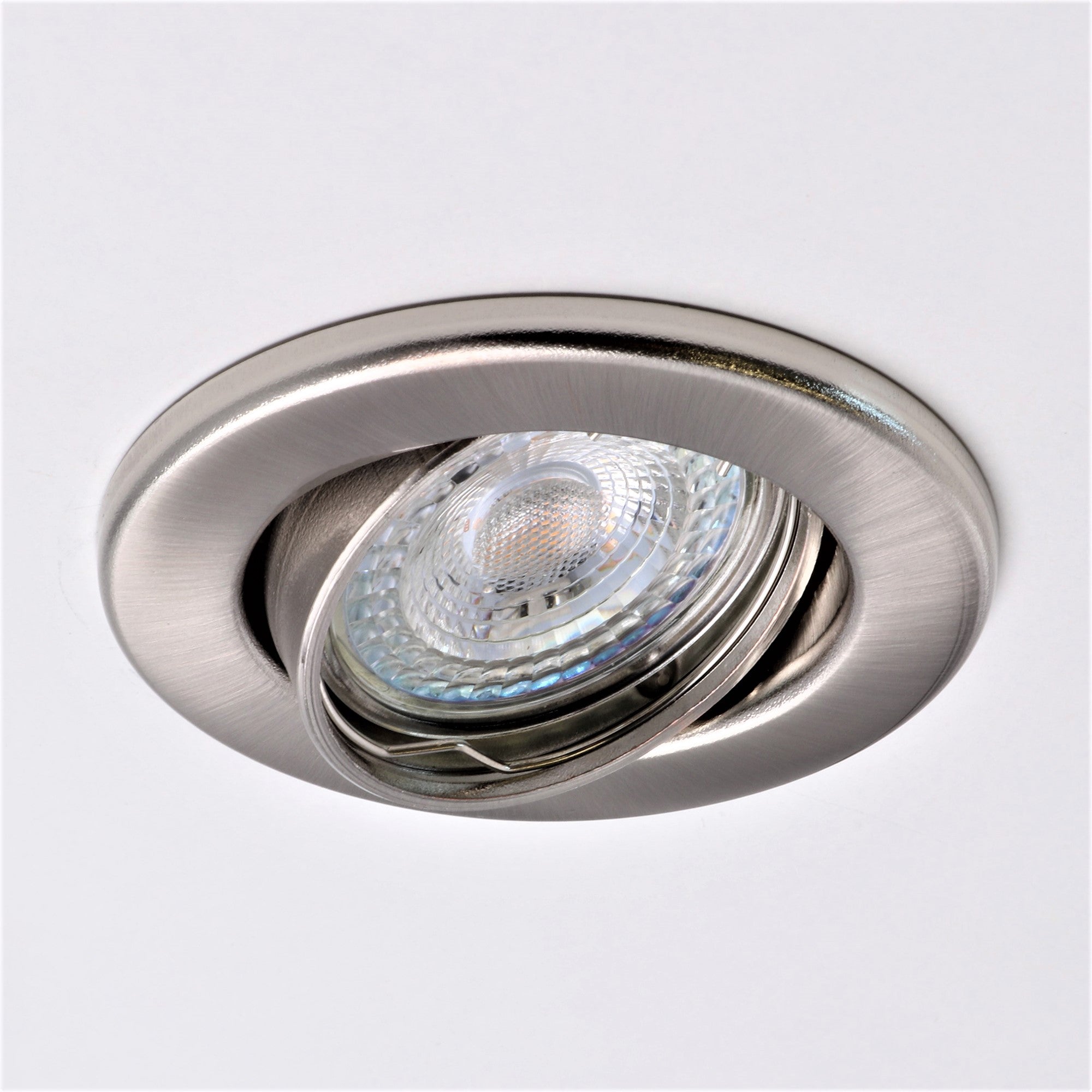 LED Einbaustrahler DECORO 6.2W Dimmbar Rund Matt-Chrom GU10 230V