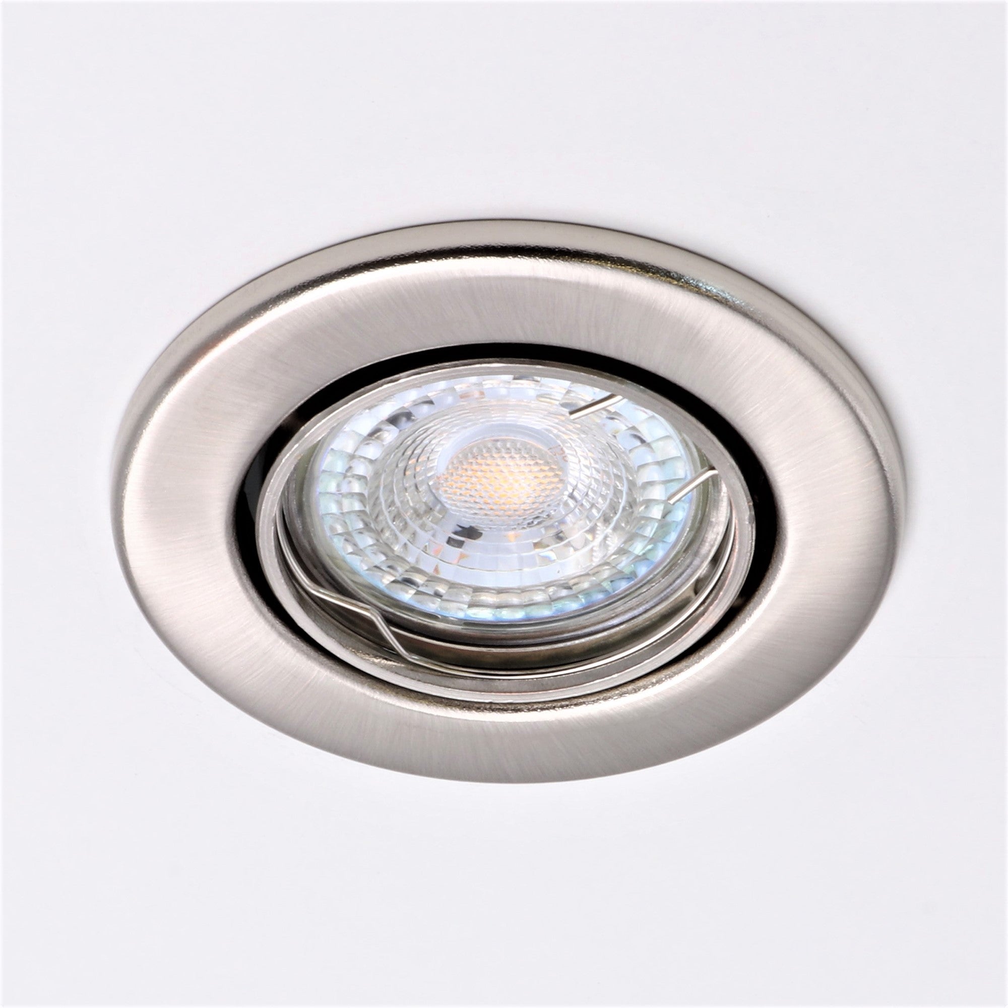 LED Einbaustrahler DECORO 6.2W Dimmbar Rund Matt-Chrom GU10 230V