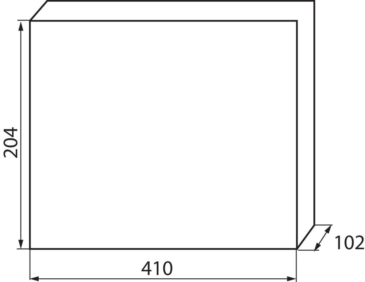 Verteilerkasten weiß / blau 410x102x204, 18P IP30 230/400V