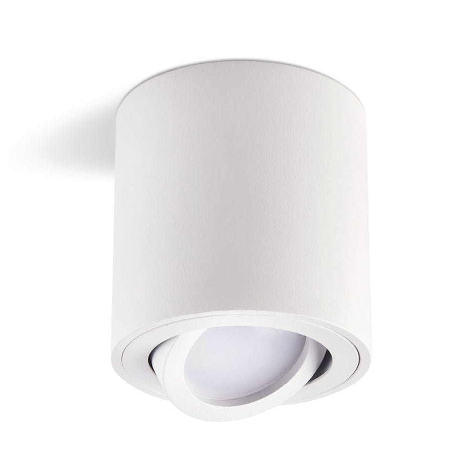 Plafonnier spot en saillie en aluminium MILANO-R rond 84mm X Ø80mm IP20 GU10 230V
