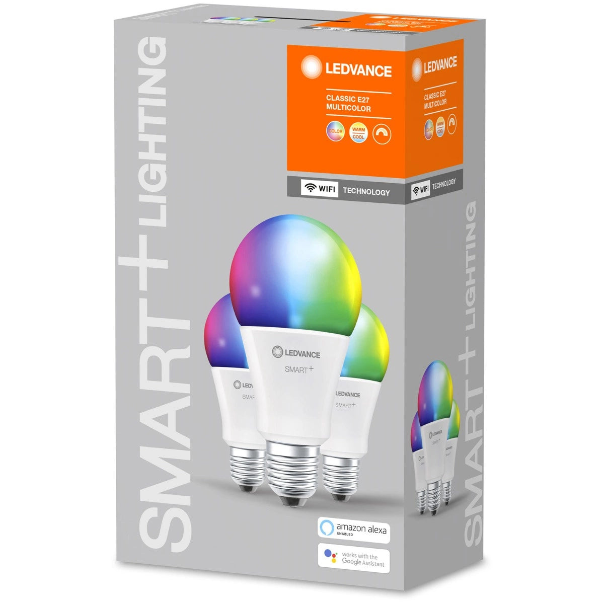 3er-3er Set LED Leuchtmittel E27 A75 14W = 100W 1521lm CCT RGB SMART+ WiFi Dimmbar LEDVANCE