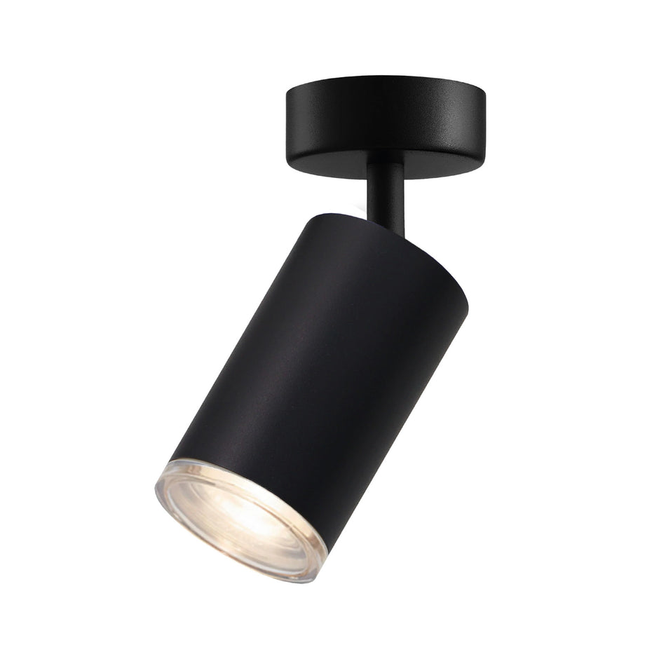 LED-Wand- & Deckenstrahler GU10 | IP44 | Schwarz | Schwenkbar | Modernes Design