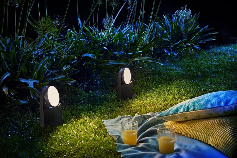 Philips myGarden MIMOZA LED Außenleuchte 7W 2700K IP44 Anthrazit Standleuchte