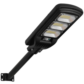Solar LED Straßenlampe 1800W 6500K | Garten & Außenbeleuchtung | IP65 mit Fernbedienung