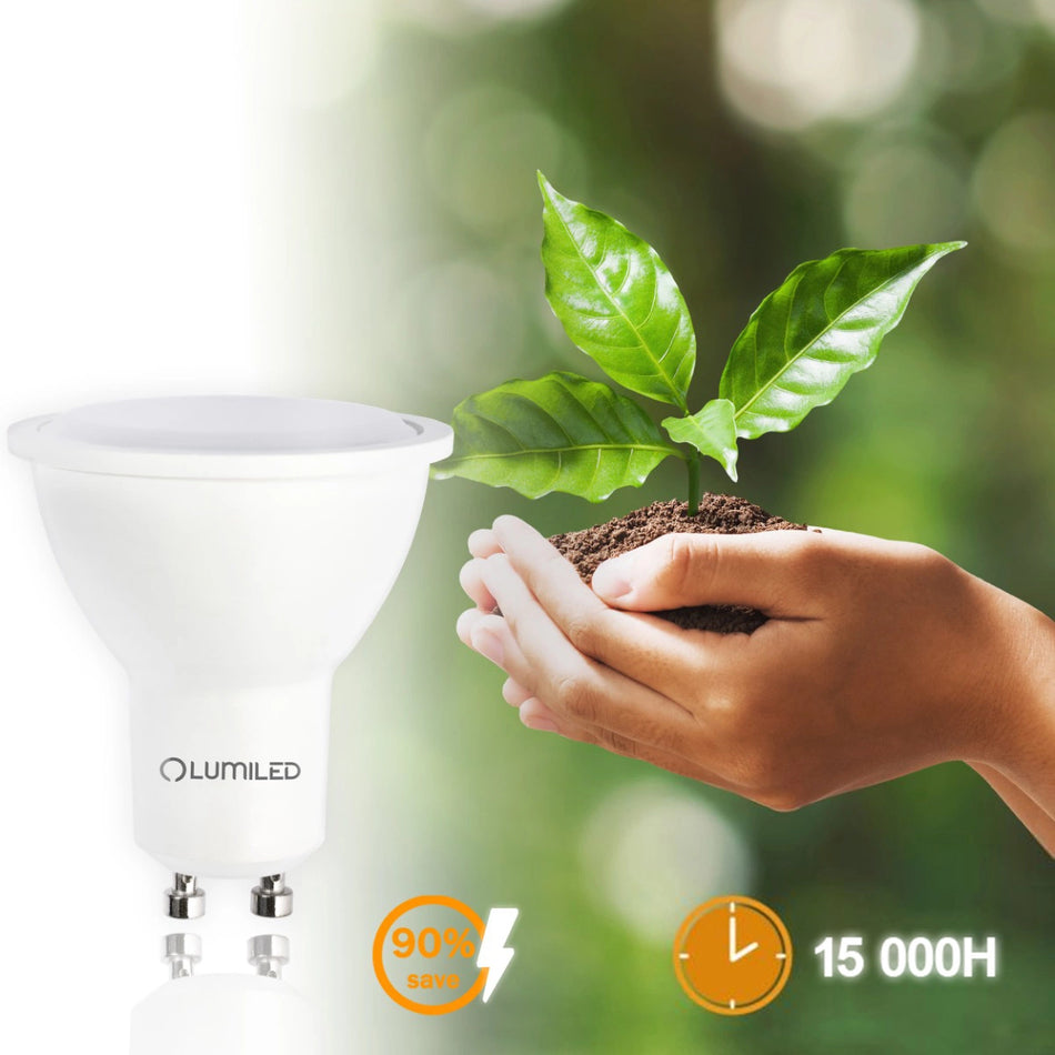 LED Leuchtmittel 10W = 90W 900lm Warm- Neutral- Kaltweiß 120° GU10