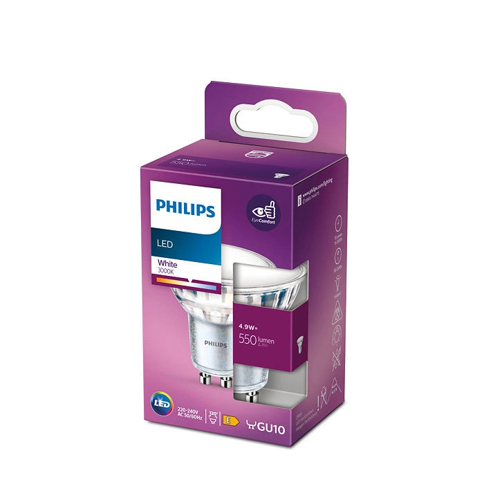 Philips LED Leuchtmittel 4.9W GU10 230V Warmweiß / Neutralweiß