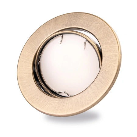 LED Einbaustrahler Decoro | rund, schwenkbar | Weiß, Schwarz, Chrom, Matt-Chrom, Antik-Messing | inkl. GU10 Fassung | 230V