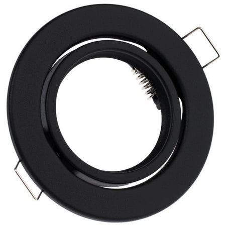 LED Einbaustrahler Decoro | rund, schwenkbar | Weiß, Schwarz, Chrom, Matt-Chrom, Antik-Messing | inkl. GU10 Fassung | 230V