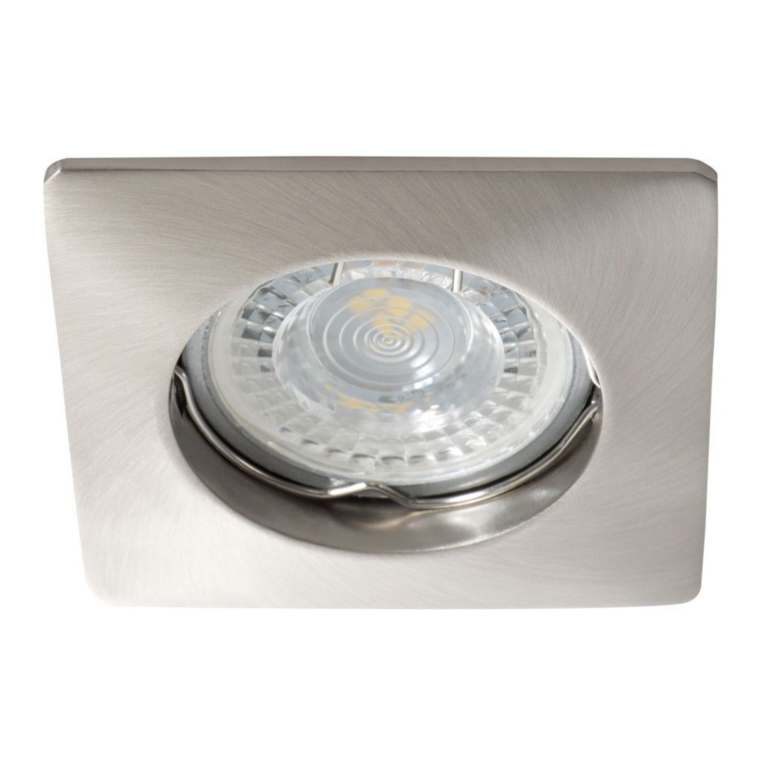 Recessed aluminum spotlight square 78mm x 78mm IP20 GU5.3 GU10 12V 230V 