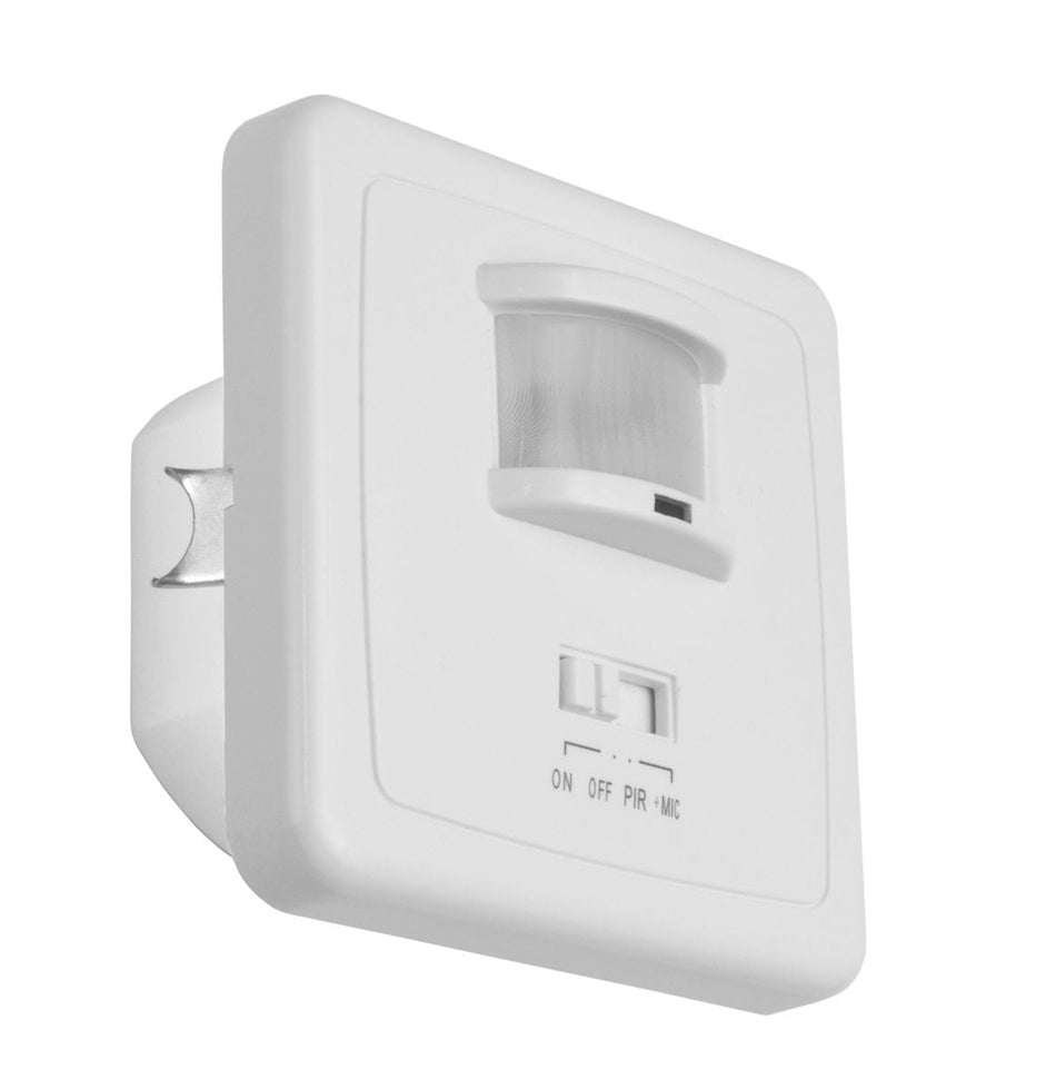 LED Bewegungsmelder mit PIR Sensor, max 12m, weiß, 40 - 500VA / IP20 / 230V