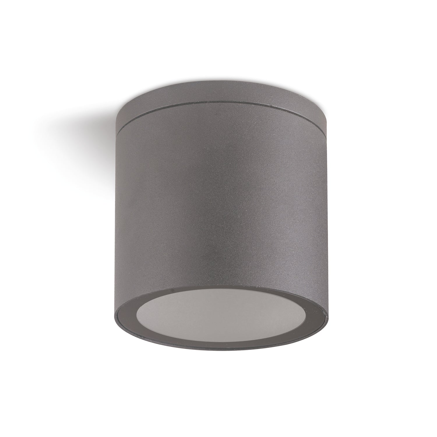 Outdoor ceiling lamp VANTAA-R QUAZAR 18 Surface-mounted spotlight in aluminum and glass Round IP44 GU10 230V