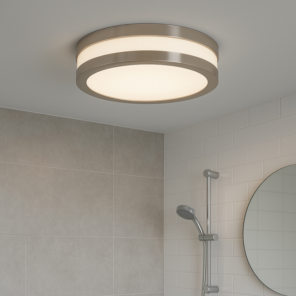 Wasserdichte Deckenleuchte  | Rund | IP44 | E27 Fassung | 230V | Für Badezimmer & Außenbereich