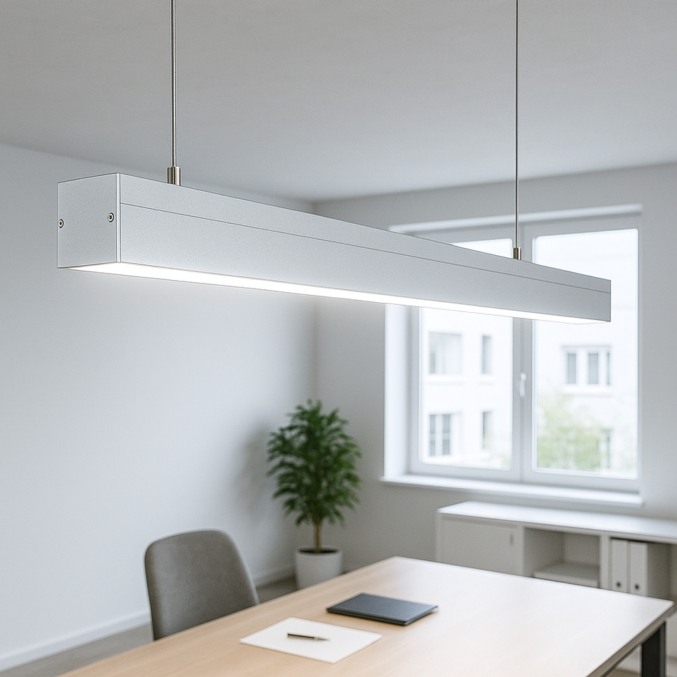 Linéaire lumineux ALIN 1540mm noir/blanc, G13 IP20 230V 