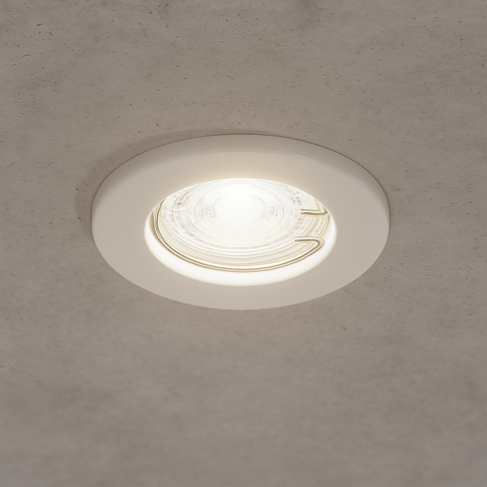 LED Einbaustrahler Decoro starr | Rund | Weiß | inkl. GU10 Fassung | 230V | energieeffizient | umweltfreundlich