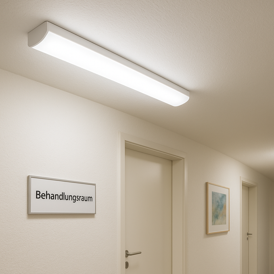 Luminaire linéaire LED blanc blanc chaud/blanc neutre 22/40W IP20 230V