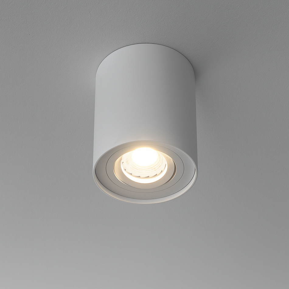 LED Aufbauleuchte | Aluminium | Weiß-matt oder Schwarz-matt | IP20 | GU10 | 230V | Dimmbar