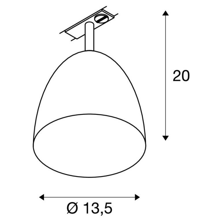 SLV PARA CONE 14 1008052–1008054 Maßzeichnung