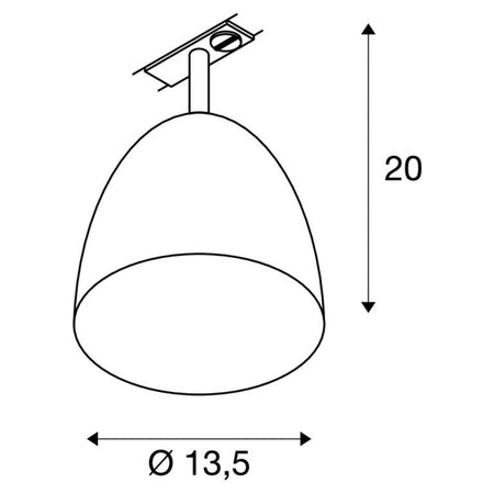 SLV PARA CONE 14 1008052–1008054 Maßzeichnung