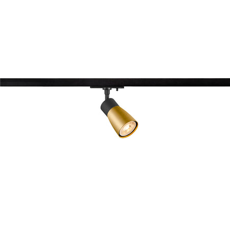SLV PURI 2.0 Dome Schienenstrahler Schwarz Gold 1008251