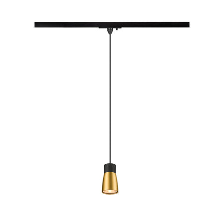 SLV PURI 2.0 Dome Pendelleuchte Schwarz Gold 1008263