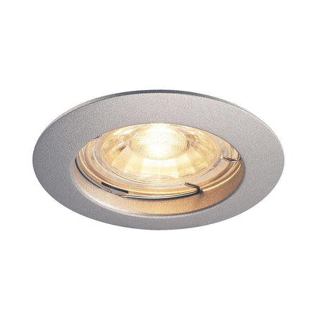 SLV PIKA QPAR51 Einbauleuchte starr Silbergrau 1000717