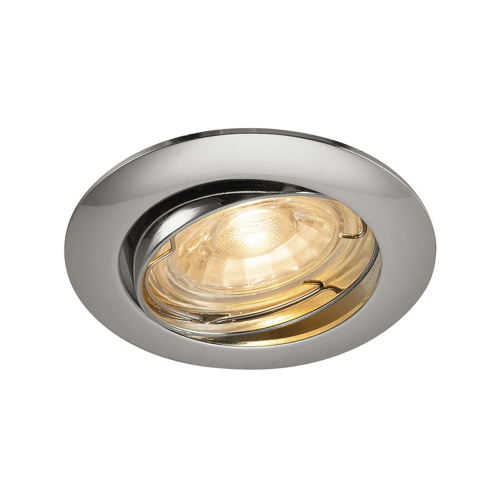 SLV PIKA QPAR51 Einbauleuchte schwenkbar Chrom 1000719