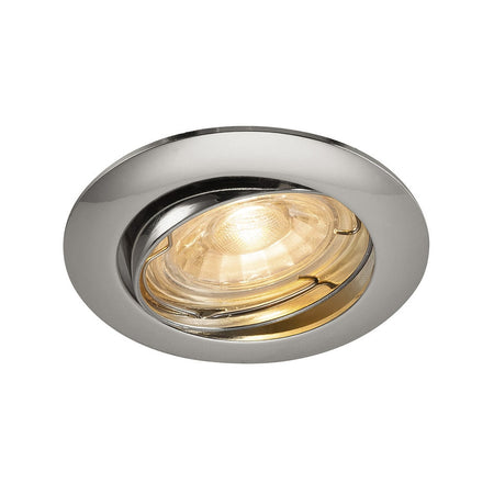 SLV PIKA QPAR51 Einbauleuchte schwenkbar Chrom 1000719