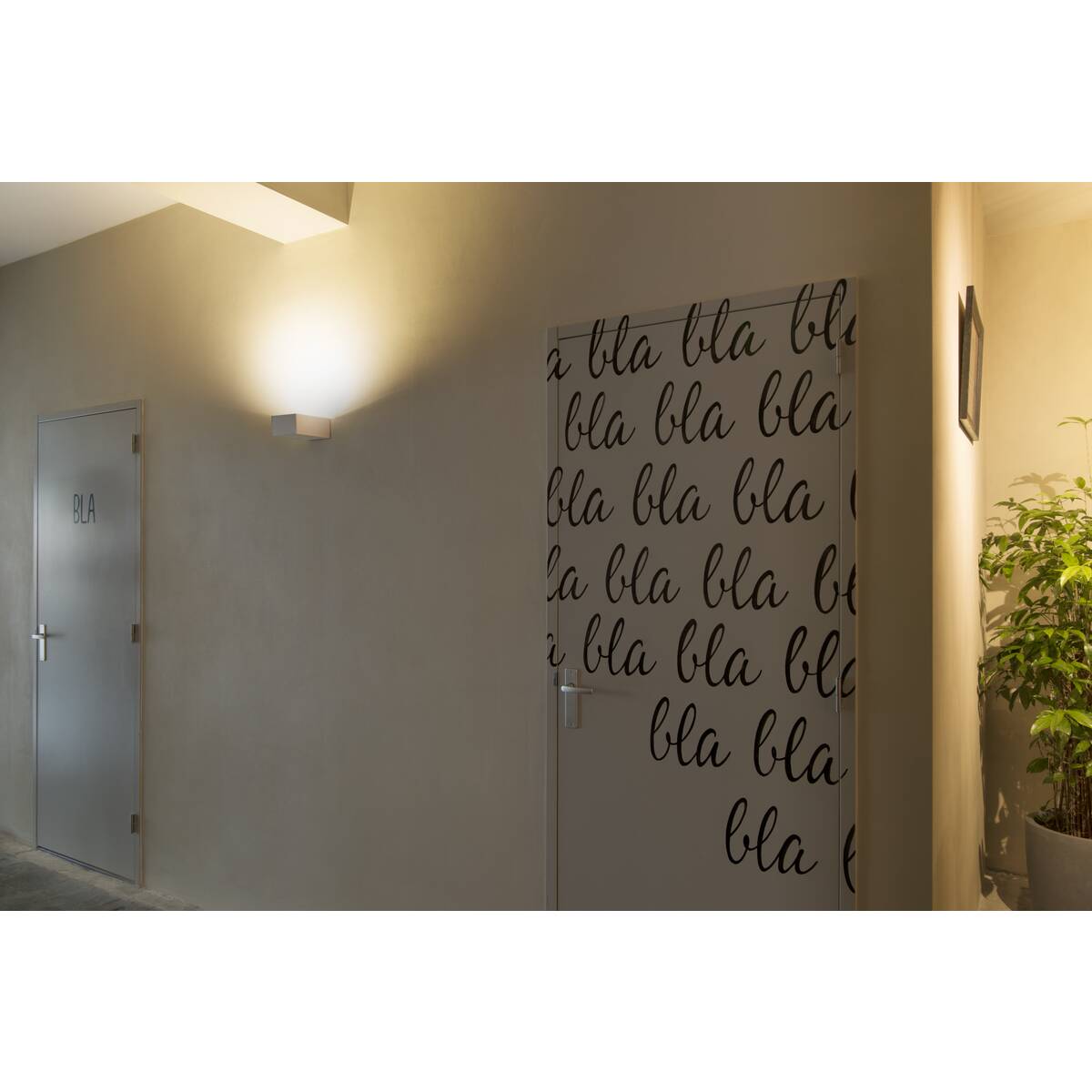 Applique murale d'intérieur à LED Shell 15 Wl 3000K Blanc