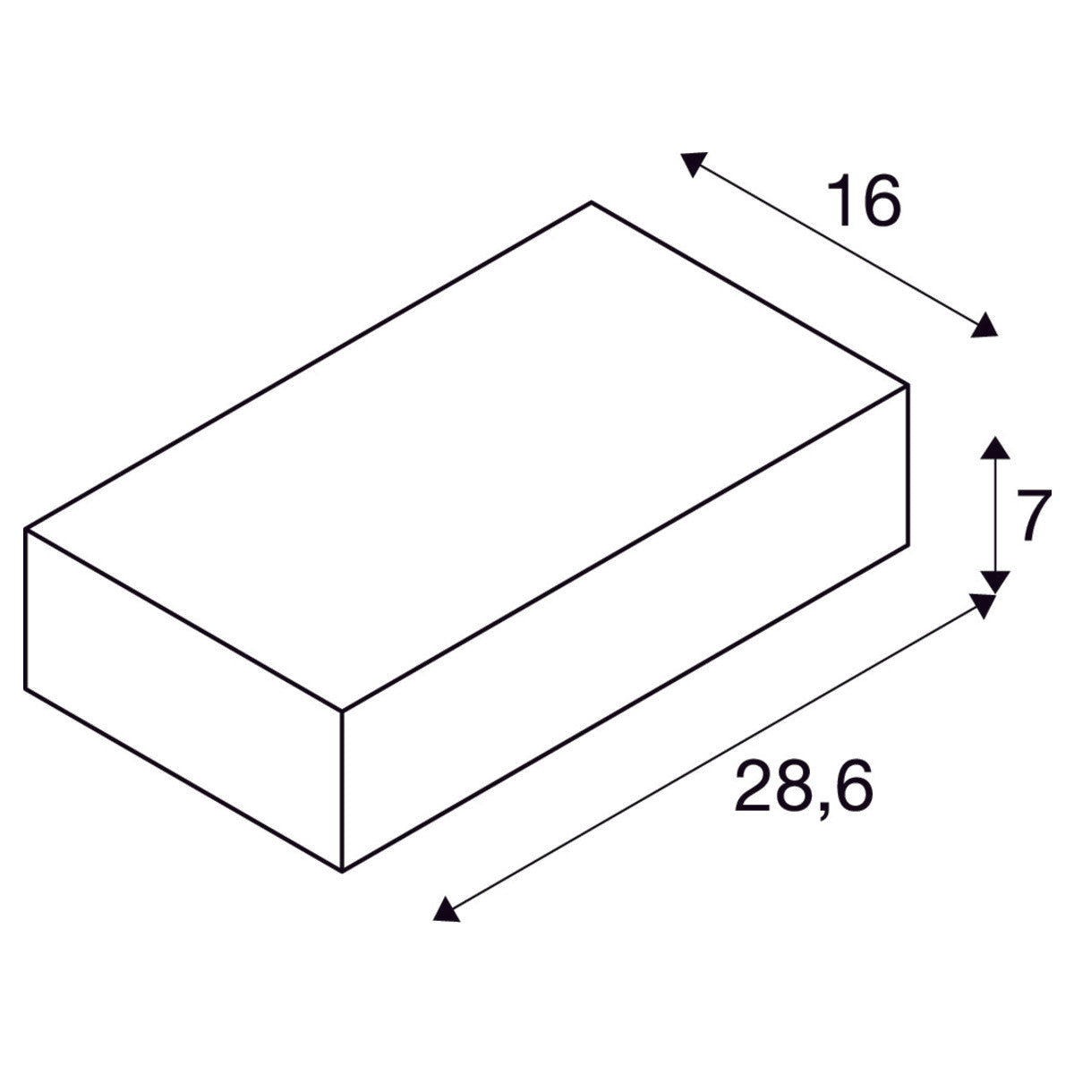 Applique murale d'intérieur à LED Shell 30 Wl 3000K Blanc