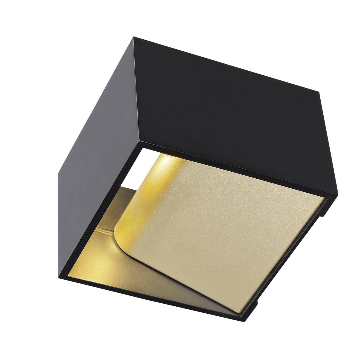 Logs In Wall Light Led 2000K-3000K Dim To Warm Black/brass