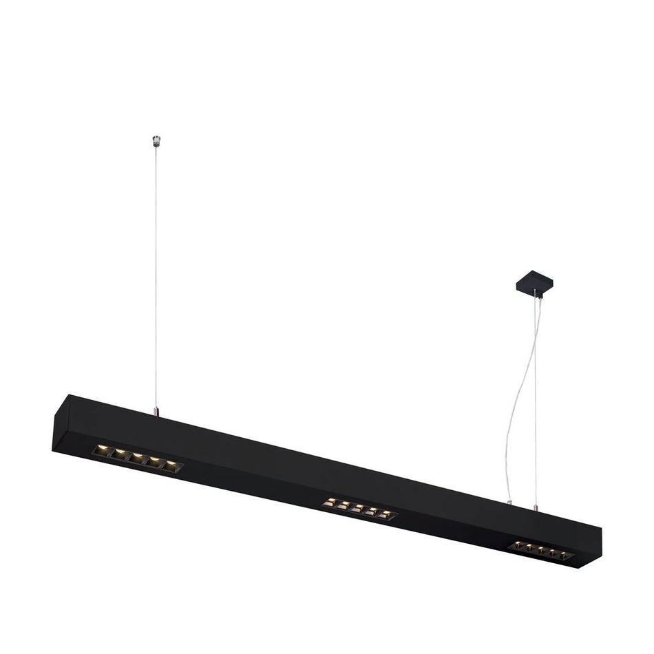 SLV Led Indoor Pendelleuchte 1m Bap Schwarz 4000K