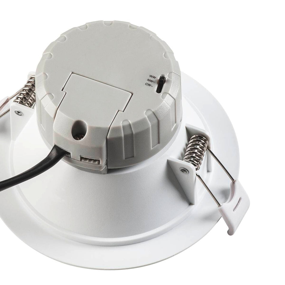 Plafonnier encastré d'intérieur Akalo D83 3000K 4000K 5700K Blanc réglable